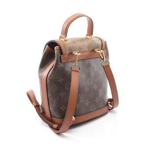 Louis Vuitton Dauphine Monogram Reverse Backpack canvas leather brown